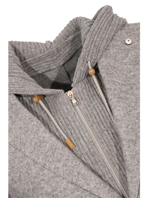 Giacca monopetto con inserti in maglia L.B.M. 1911 | 55701 28262